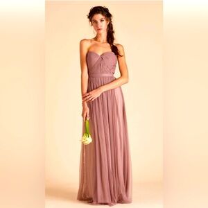 BIRDY GREY CHRISTINA CONVERTIBLE
DRESS TULLE SANDY MAUVE Sz M